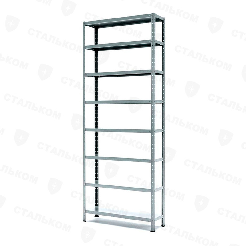 Стеллаж MS Hard 2500х1000х500, 8 полок